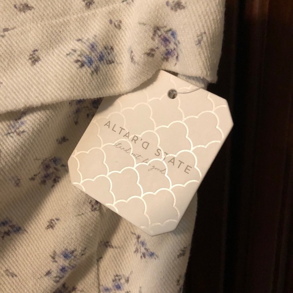 Altar’d State New with tags White Floral Strapless Women’s  Dress - Picture 5 of 10